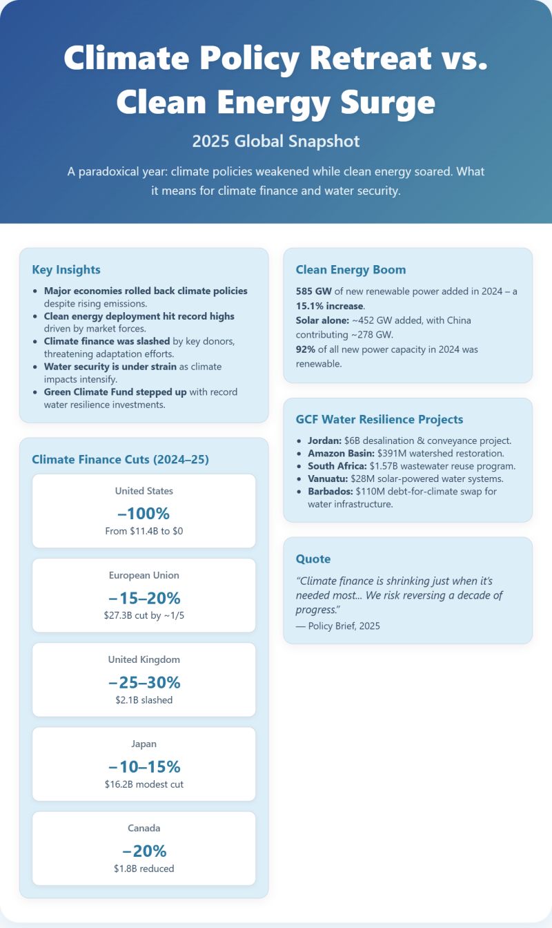 Climate Crossroads After 2025: Why Water Security Reveals the Stakes